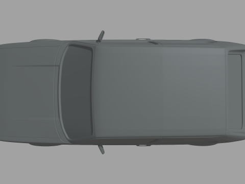 Volkswagen Golf MK1 Miniature 3D Print Model