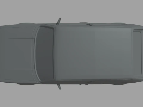 Volkswagen Golf MK1 Miniature 3D Print Model