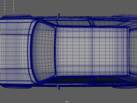 Volkswagen Golf MK1 Miniature 3D Print Model