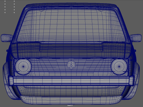 Volkswagen Golf MK1 Miniature 3D Print Model