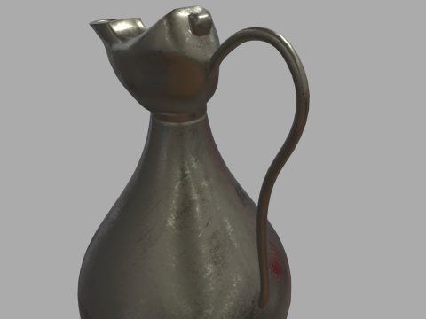 Oil Lamp 01 3D-Modell