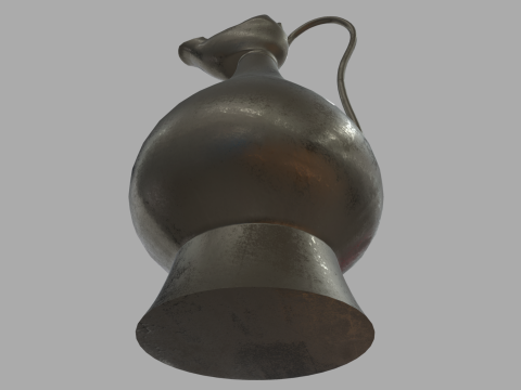 Oil Lamp 01 3D-Modell