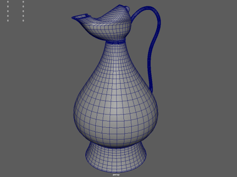 Oil Lamp 01 3D-Modell