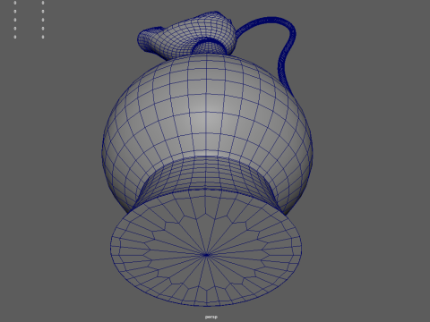 Oil Lamp 01 3D-Modell
