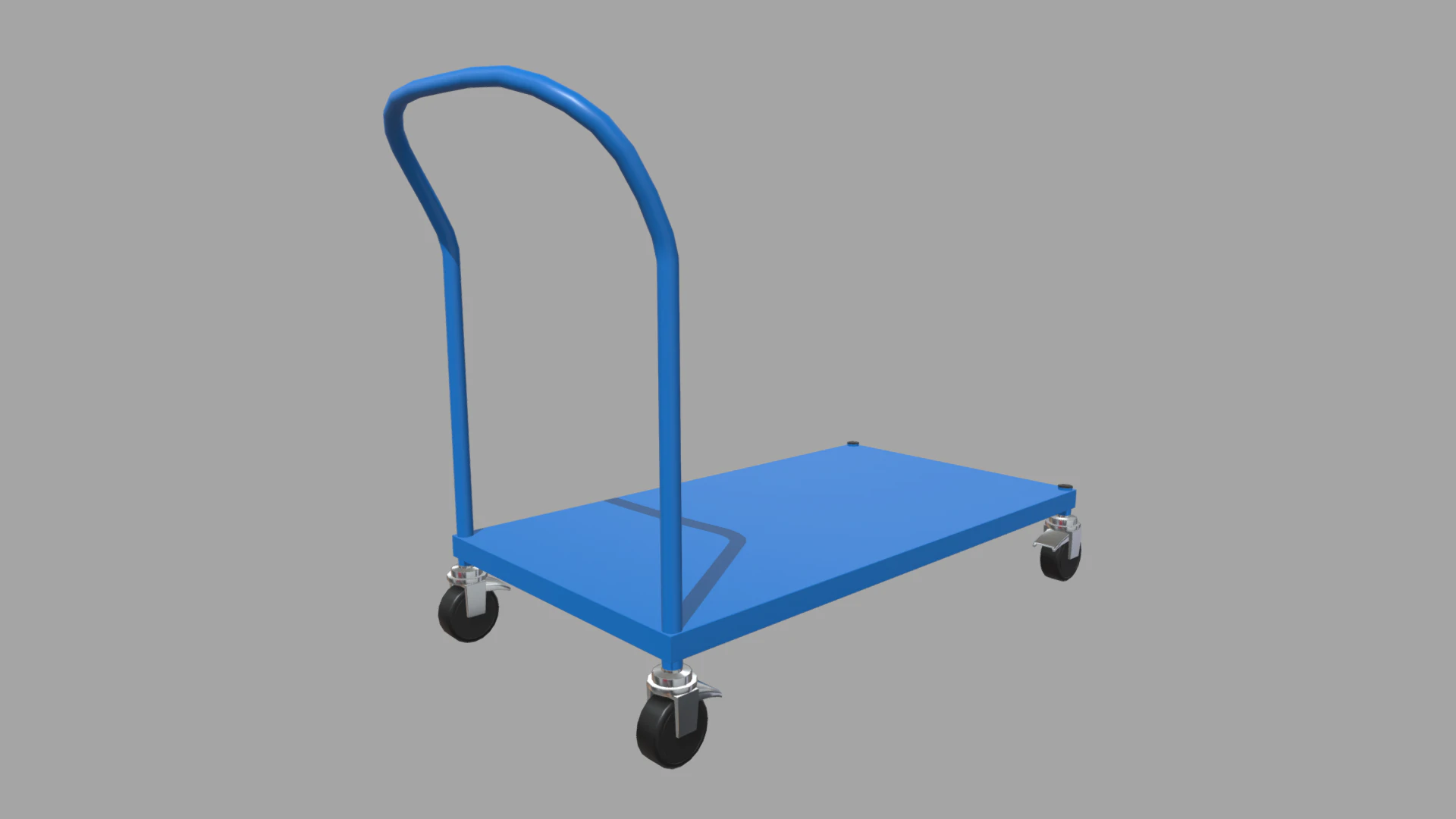 Cart Platform 01 3D Model .c4d .max .obj .3ds .fbx .stl .blend 