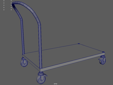 Cart Platform 01 Modèle 3D