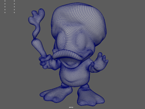 Donald Duck Smoking 3D 打印模型