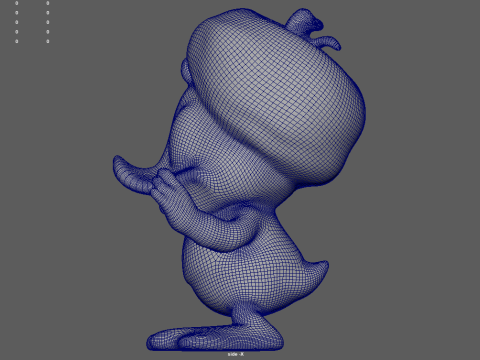 Donald Duck Smoking 3D 打印模型