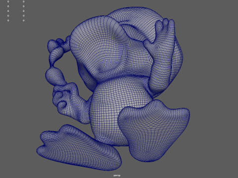 Donald Duck Smoking 3D 打印模型