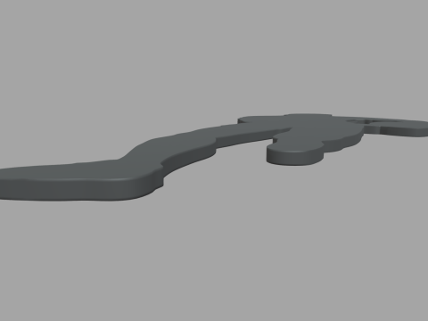 Rugby Key Ring Chain 01 3D-printmodel