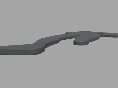 Rugby Key Ring Chain 01 3D Print Model