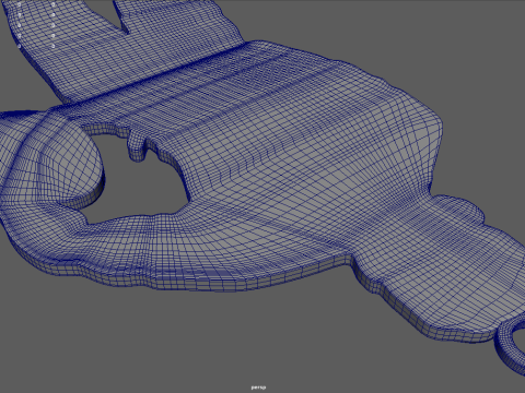 Rugby Key Ring Chain 01 3D-printmodel