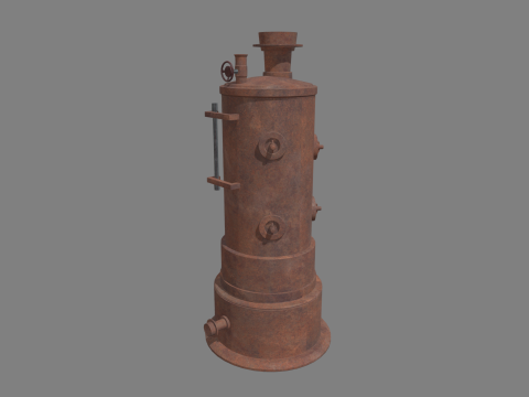 Old Boiler 01 Modèle 3D