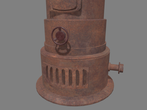 Old Boiler 01 Modèle 3D