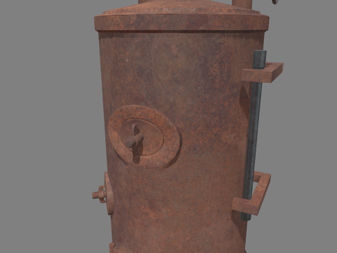Old Boiler 01 Modèle 3D