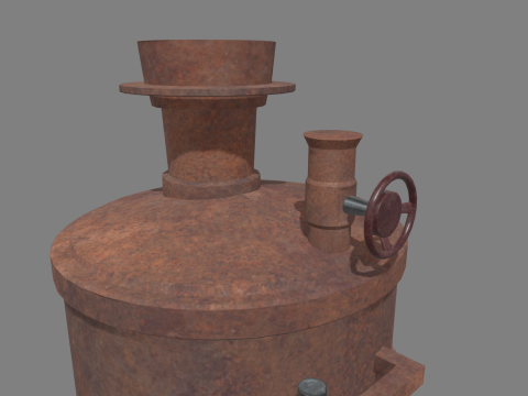 Old Boiler 01 Modèle 3D