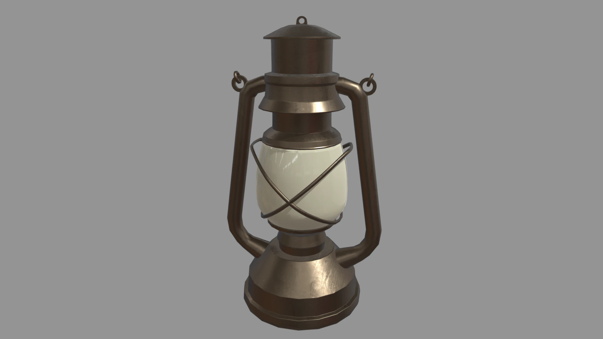 Old Lamp 01 3D Model .c4d .max .obj .3ds .fbx .stl .blend 