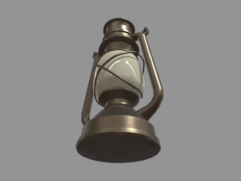 Old Lamp 01 3D Model