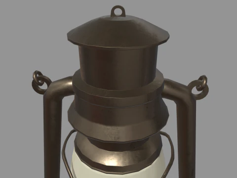 Old Lamp 01 3D Model