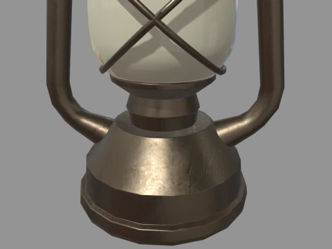 Old Lamp 01 3D Model