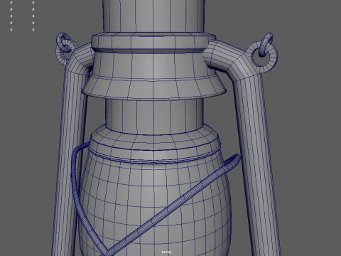 Old Lamp 01 3D Model
