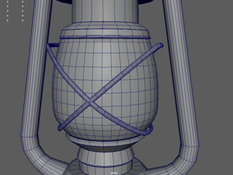 Old Lamp 01 3D Model