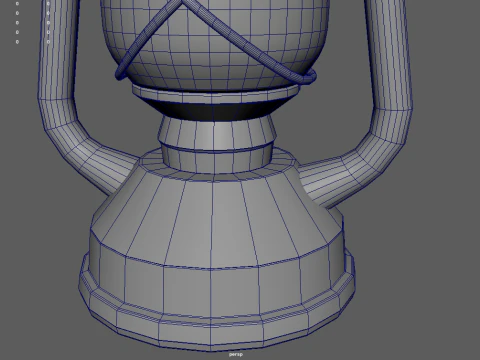 Old Lamp 01 3D Model