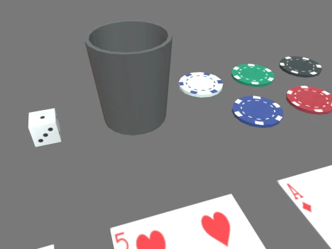 Poker Pack And Dices 3D Model