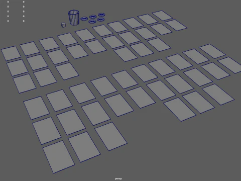 Poker Pack And Dices 3D Model