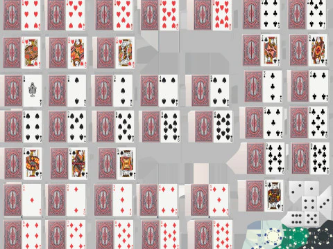 Poker Pack And Dices 3D Model