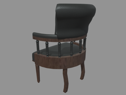 Vintage Chair 01 Modelo 3D