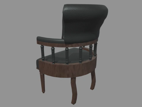 Vintage Chair 01 3D Model