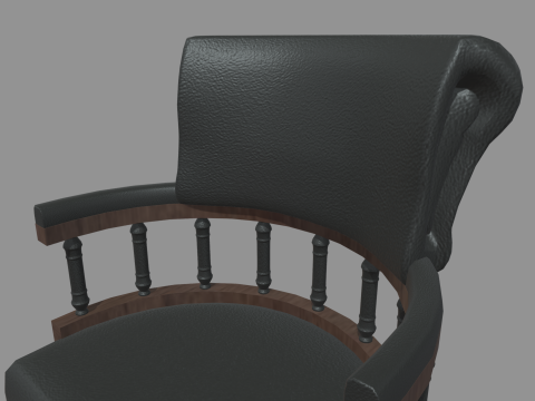 Vintage Chair 01 Modelo 3D