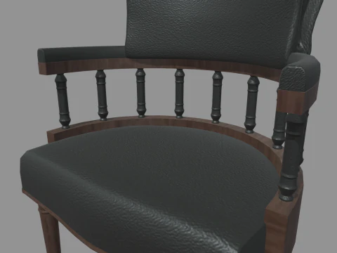 Vintage Chair 01 3D Model