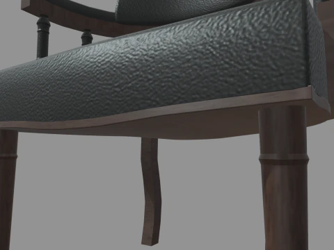Vintage Chair 01 3D Model