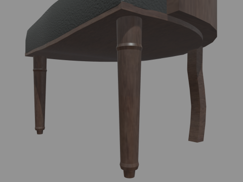 Vintage Chair 01 Modelo 3D