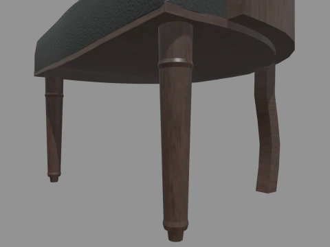 Vintage Chair 01 3D Model