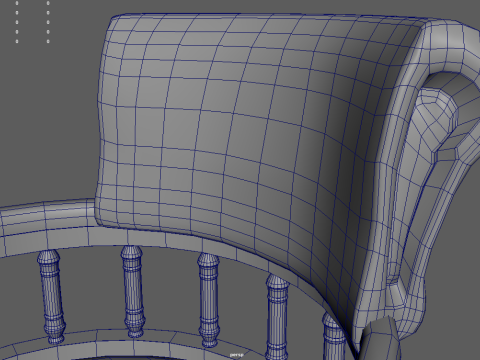 Vintage Chair 01 Modelo 3D