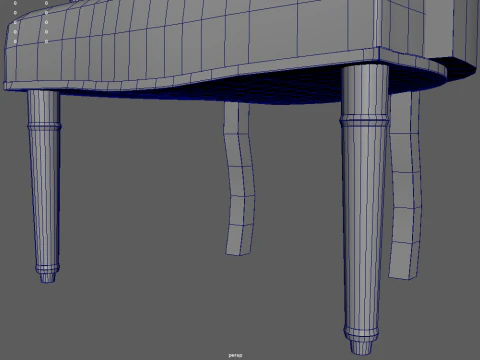 Vintage Chair 01 3D Model