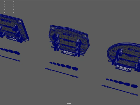 Gym Weights Personal Record 3D Print Model