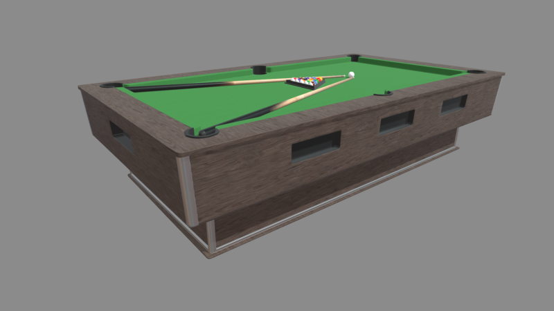 Pool Table 3Dモデル .c4d .max .obj .3ds .fbx .stl .blend