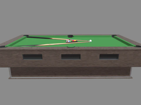 Pool Table 3D Model