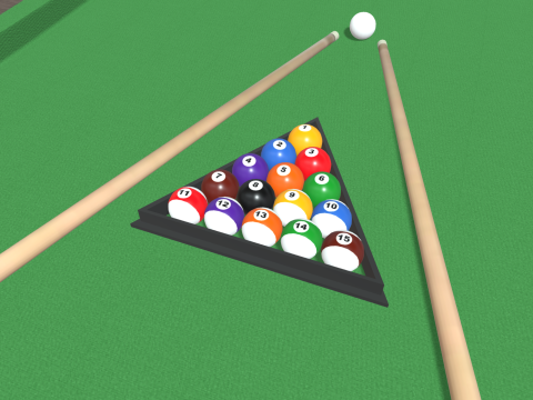 Pool Table 3Dモデル