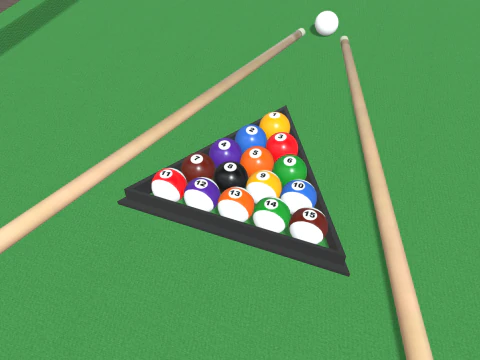 Pool Table 3D Model