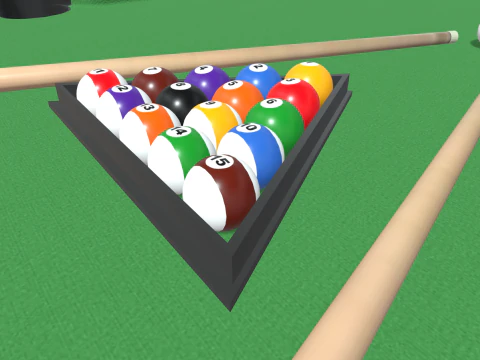 Pool Table 3D Model