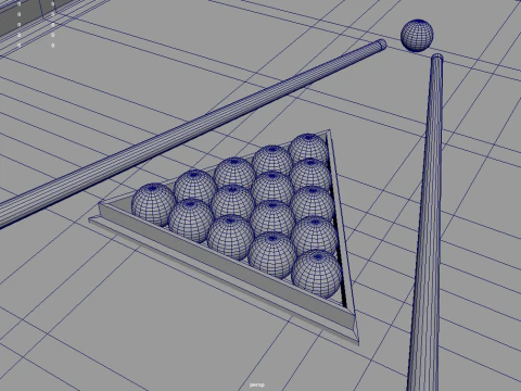 Pool Table 3D Model