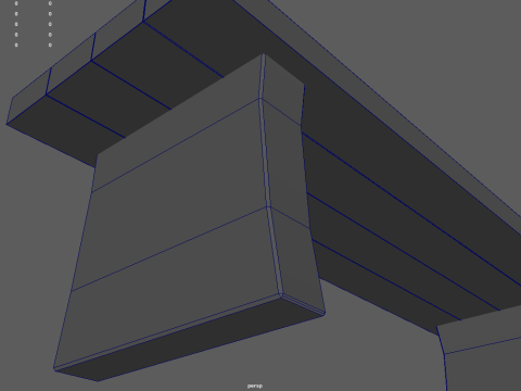 Low Poly Bench 02 Modelo 3D