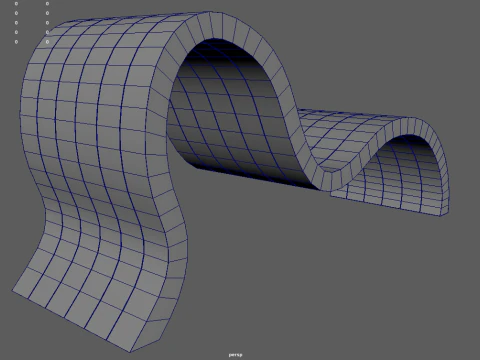 Low Poly Bench 04 3D Model