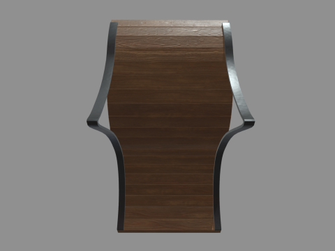 Low Poly Bench 05 Modelo 3D