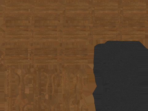 Low Poly Bench 06 3D Model